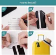 3pcs Modern Design Luggage Tags - 2