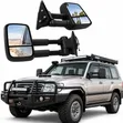 Extendable Towing Mirrors for Toyota Land Cruiser 100/105 Series - 1