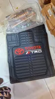 Toyota TRD Style Rubber Floor Mats - Black - 2