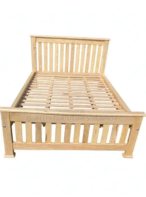 King Solomon 4x6 Wooden Bed Frame