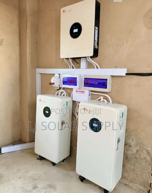 20kWh Lithium Battery & 12kVA Hybrid Inverter System - 1