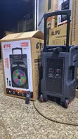 CTC 12 Inch Rechargeable Speaker with Wireless Microphone - 4