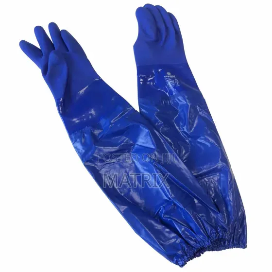 Chemical Resistant Long Sleeve Gloves - Brand New - 1