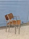 Cane-Lux Plastic Dining Chairs (Set of 4) - 2