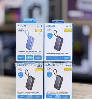 Anker 533 Nano Power Bank 10,000mAh 30W with Built-in USB-C Cable