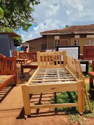 Solid Musambya Wood Single Bed Frame (3x6)