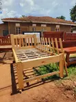 Solid Musambya Wood Single Bed Frame (3x6) - 2