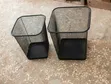 Office Waste Bin - Square Steel Black - 3