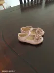 Used Girls' Pink Laced Shoes (Size 3.5) - 3