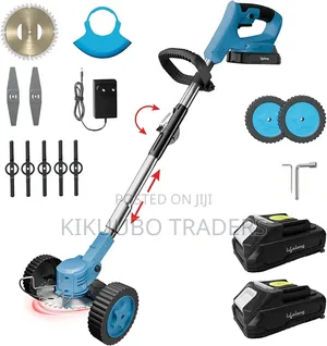 3-in-1 Cordless Electric Grass Trimmer & Lawn Mower Kit