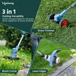 3-in-1 Cordless Electric Grass Trimmer & Lawn Mower Kit - 3