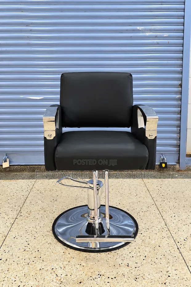 Brand New Adjustable Leather Salon Chair - 1