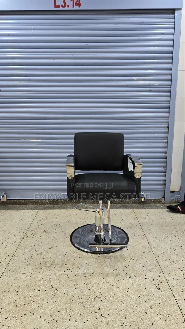 Adjustable Salon Chair - Brand New Leather - 1