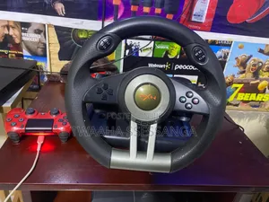 Used Racing Wheel with Pedals for PC/Playstation