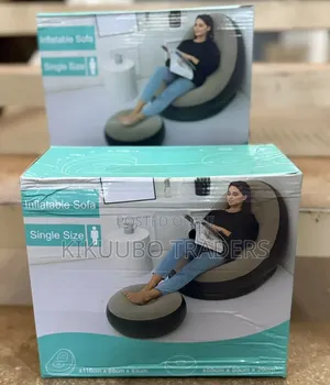 Single Inflatable Sofa and Ottoman Set