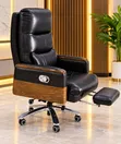 Premium Leather Executive Office Chair - Brand New - 1