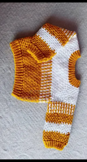 Crochet Baby Sweater - Multicolor