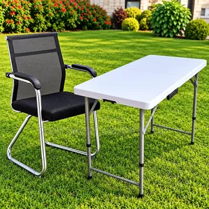 Outdoor Foldable Table and Chair Set - Brand New