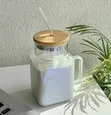 Juice Glass Bottles with Straw - 2