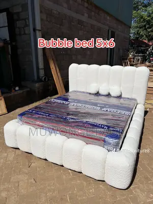 White Bubble Bed 5x6