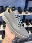 New Ecco Grey Leather Sneakers - 1