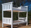 Children's Double Decker Bed - Mahogany, 3x6 - 2