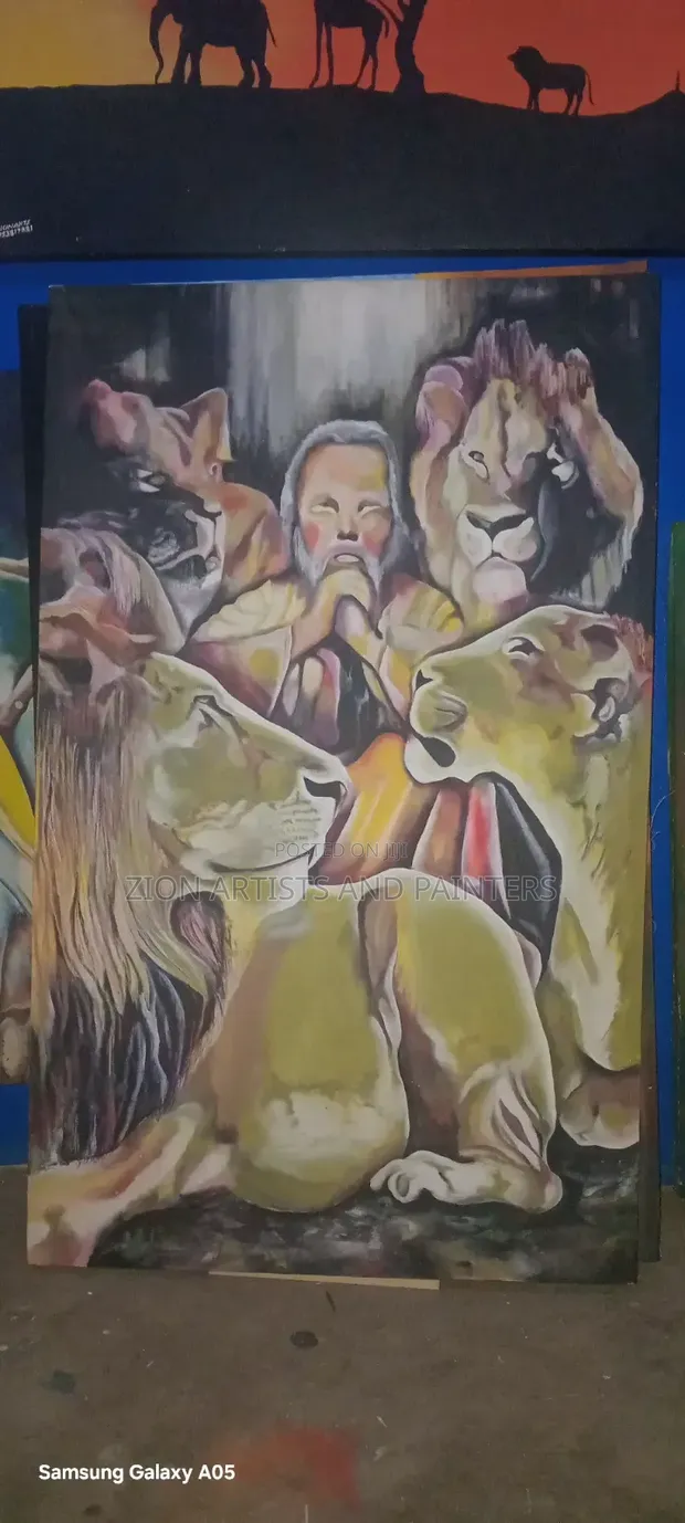 Daniel in the Den of Lions Painting - 1