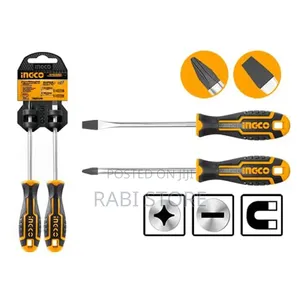 INGCO 2-Piece Screwdriver Set (5")