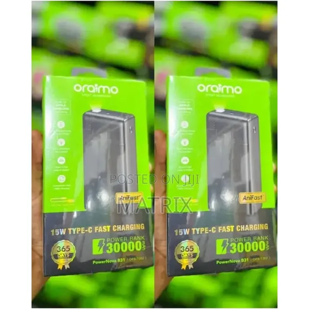 Oraimo PowerNova B31 30,000mAh Portable Power Bank - 1