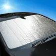 Foldable Silver Car Windshield Sunshade - 2