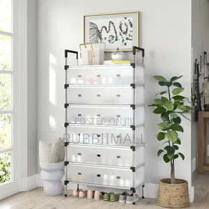 Dust Proof Shoerack - 7 Tiers