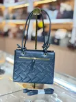 Alba Handbags Women's Blue Zip Handbag - 1