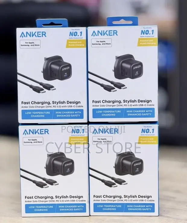 Anker Zolo 20W PD 3.0 Charger with USB-C Cable - 1
