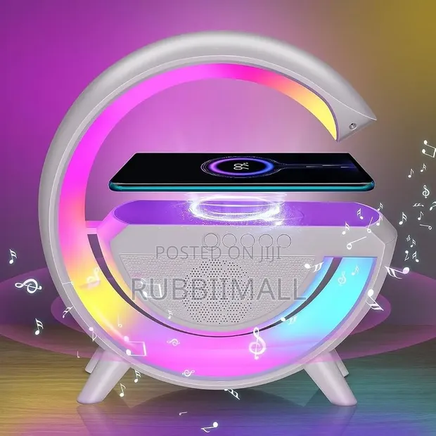 Multifunctional LED Wireless Charger & Bluetooth Speaker - 1