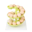3-Tier Spiral Egg Dispenser & Storage Rack - 1