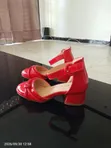 Girl's Red High Heel Shoes (Used) - 4
