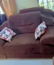 Used 5-Seater Sofa Set with Cushions - 2