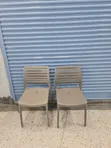 Durable Plastic Dining Chairs (Set of 4) - 1