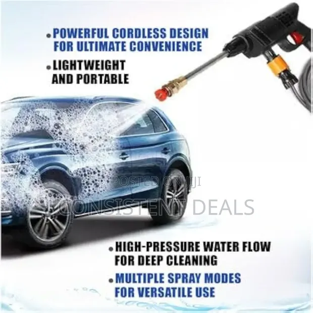 Cordless Portable Wireless Pressure Washer Gun 48V - 1