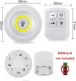 3-Pack LED Cabinet Lights with Remote - 2
