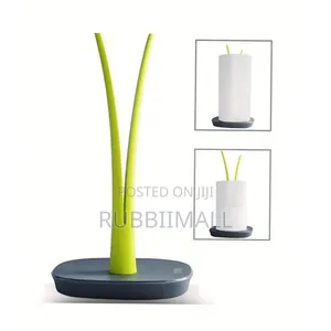 Decorative Leaf-Shaped Vertical Paper Towel & Toilet Roll Holder