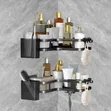 Black Corner Shower Caddy - 2 Pack - 2