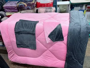 Striped Collo Bedcover - Pink & Purple (6x6)