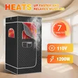Portable Steam Sauna Box for Home Use - 2