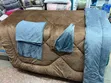 Luxury Velvet Duvet 6x6 - Brown & Yellow - 1