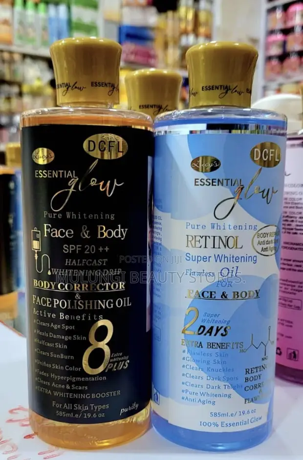 Lucy's Essential Glow Pure Lightening Face & Body Oil (585ml) - 1