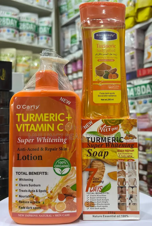 O'Carly Turmeric + Vitamin C Whitening Body Lotion Set - 1