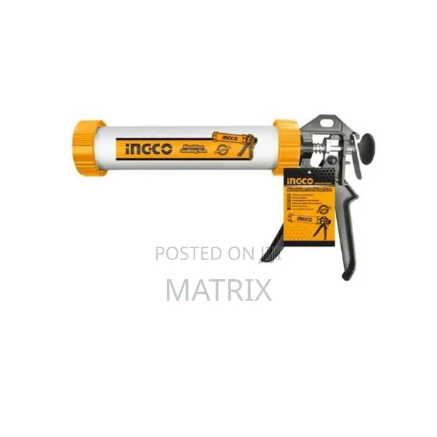 INGCO 12" Aluminium Sealant Caulking Gun - 1