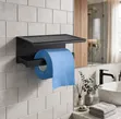 Toilet Paper Holder - Metallica Silver/Black - 2