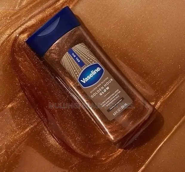 Vaseline Glazed and Glisten Golden Hour Glow Body Gel Oil - 1